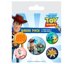 Set 5 chapas Toy Story 4...