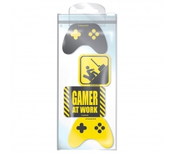 Set 4 gomas de borrar Gamer...