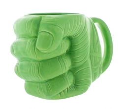 Taza 3D Puño Hulk...