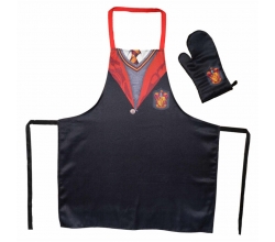 Delantal con guantes...