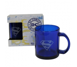 Taza transparente Superman...