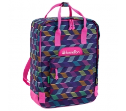 Mochila Benetton Ondas 38cm