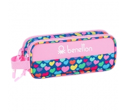 Portatodo Benetton Cuori doble