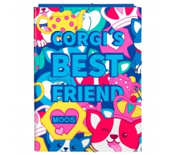 Carpeta A4 Moos Corgi solapas