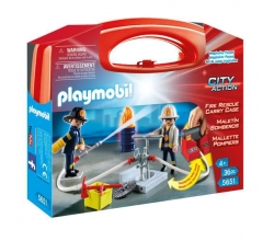 Maletin Bomberos Playmobil...