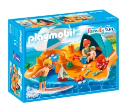 Familia en la Playa Playmobil