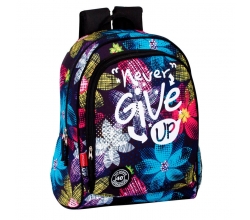 Mochila Perona Never Give...