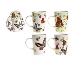 Taza mariposas surtido
