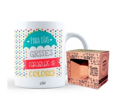 Taza Paraguas de Colores