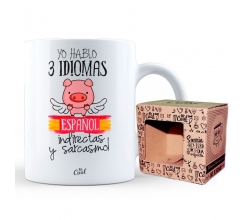 Taza Yo Hablo 3 Idiomas...