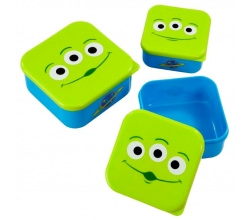 Set 3 tupper Alien Toy...