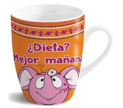 Taza ¿Dieta? ¡Mejor Mañana!...