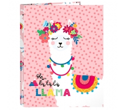 Carpeta A4 Glowlab Llamas...