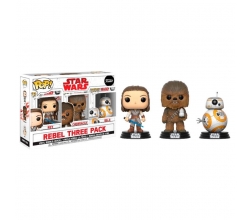 Set 3 figuras POP Star Wars...
