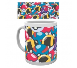 Taza Pokemon Pokeballs