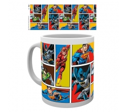 Taza Justice League Grid DC