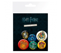 Set chapas Crests Harry Potter