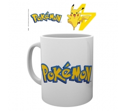 Taza logo Pokemon and Pikachu
