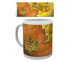 Taza Lord of the Rings Map