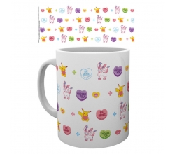 Taza Pokemon Valentine Hearts