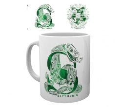 Taza Slytherin Monogram...