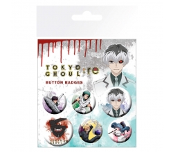 Set chapas Tokyo Ghoul RE