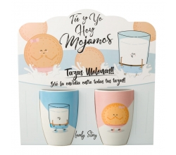 Pack 2 tazas Hoy Mojamos