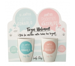 Pack 2 tazas Unicornios