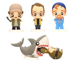 Set 4 figuras Pokis Tiburon
