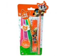 Set papeleria 44 Gatos 4pzs