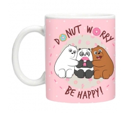 Taza We Bare Bears rosa