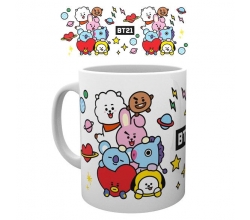 Taza Characters Stack BT21