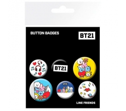 Set chapas BT21