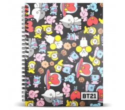 Cuaderno A4 BT21