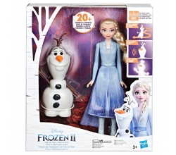 Set muñeca Elsa y Olaf...