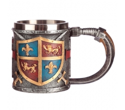 Taza Escudo y Espada Medieval