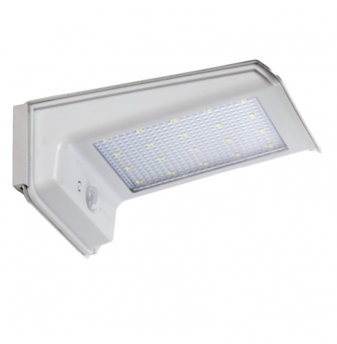 Aplique LED Solar IP65 20x2835SMD Sensor Luz + Movimiento