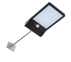 Aplique LED Solar IP65 36x2835SMD Sensor Luz + Movimiento Soporte