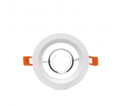 Aro Foco Downlight  Circular Blanco 120Mm