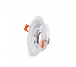 Aro Foco Downlight  Circular Blanco 120Mm 2