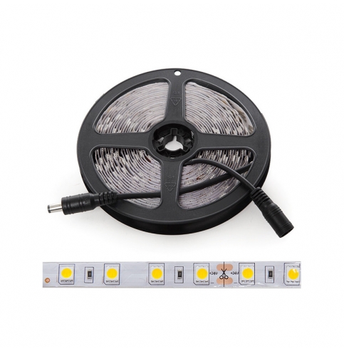 Tira de LEDs 300 x SMD5050 60W 24VDC Blanco Cálido 2300K