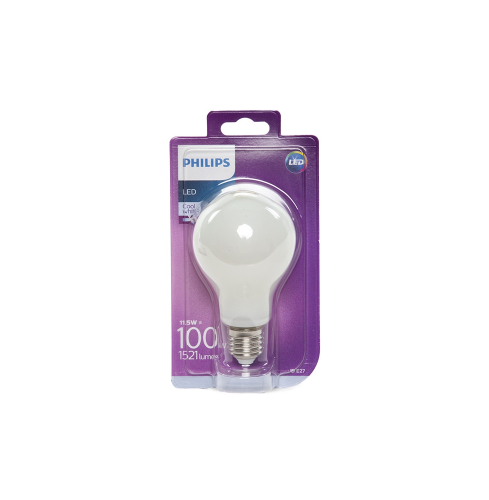 Bombilla LED Philips E27 A67 11,5W 1521Lm Blanco Natural