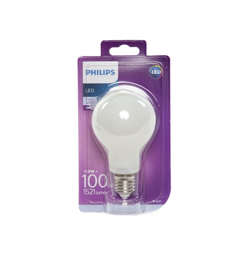 Bombilla LED Philips E27 A67 11,5W 1521Lm Blanco Natural