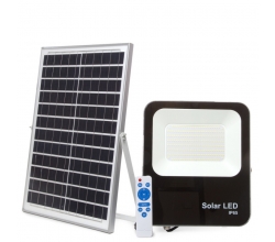 Proyector LED Solar 60W IP65 7200Lm Control Remoto