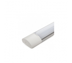 Luminaria LED Lineal Superfice 600Mm 20W 120Lm/W 30.000H Funciones Emergencia