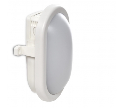 Aplique LED IP54 10W 700Lm 40000H Oval Blanco