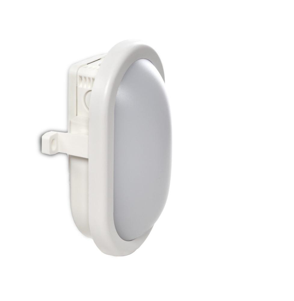 Aplique LED IP54 10W 700Lm 40000H Oval Blanco