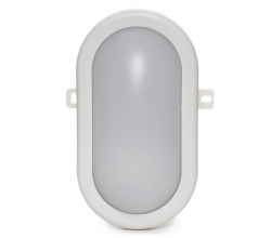 Aplique LED IP54 10W 700Lm 40000H Oval Blanco 2