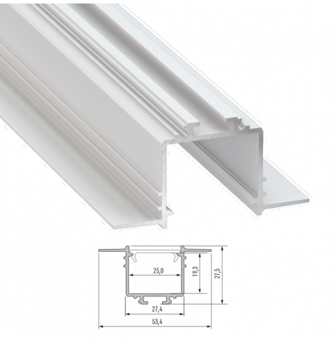 Perfíl Aluminio  SUBLI 2,02M