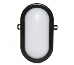 Aplique LED IP54 10W 700Lm 40000H Oval Negro 2